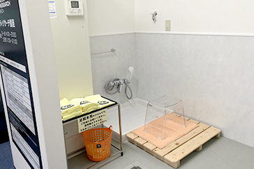手足洗い場 手足洗い場